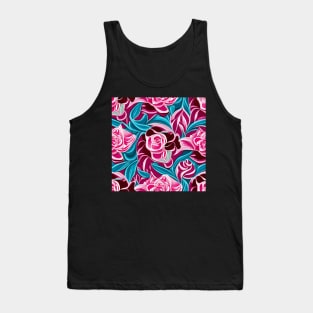 Rose Vintage Art Tank Top